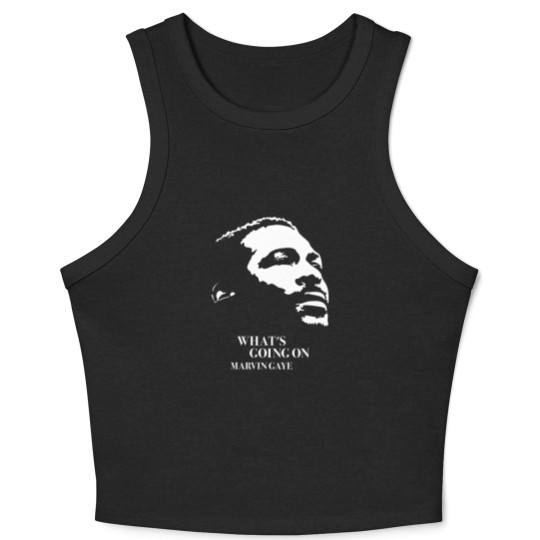 Discover Marvin Gaye Crop Tank Top