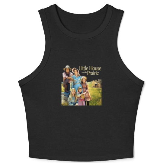 Discover Little House Tri-blend Crop Tank Top