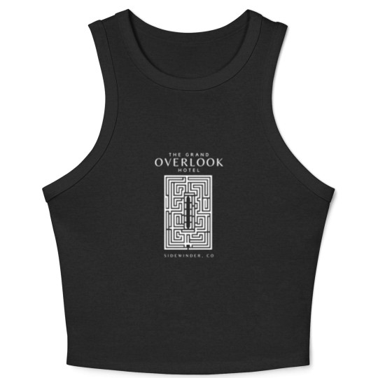 Discover The Grand Overlook Hotel Maze Crop Tank Top, The Shining Crop Tank Top