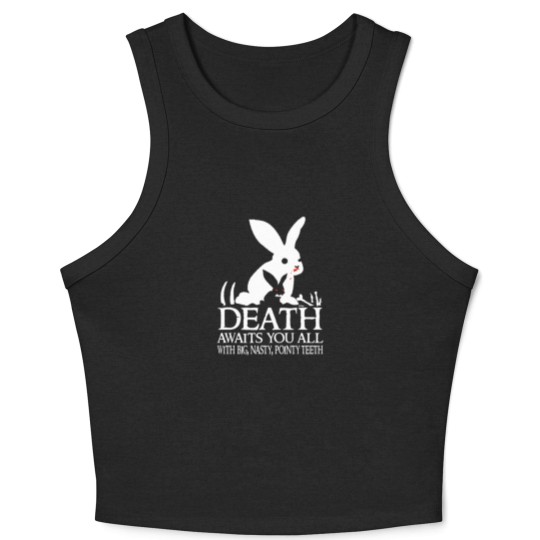 Discover Tim the Enchanter - Death awaits you all Crop Tank Top