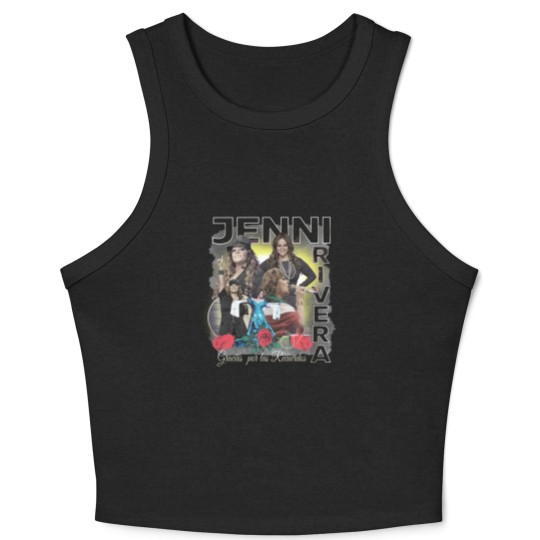 Discover Jenni Rivera Rap Crop Tank Top