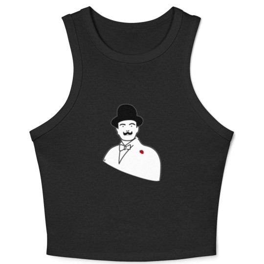 Discover Hercule Poirot Agatha Christie - Hercule Poirot - Crop Tank Top