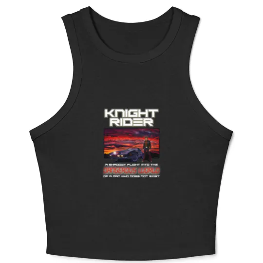 Discover Knight Rider Crop Tank Top