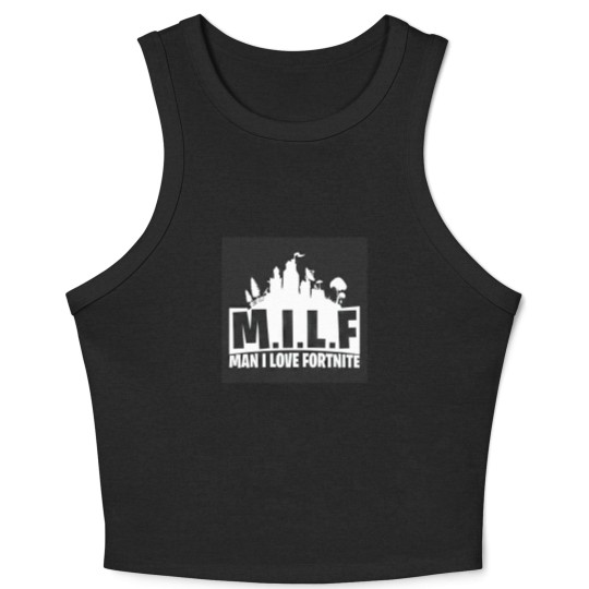 Discover Man I Love 4tnite Crop Tank Top