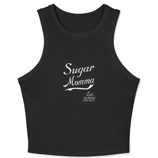 Discover Women'S Sugar Momma Established 2021 Crop Tank Top