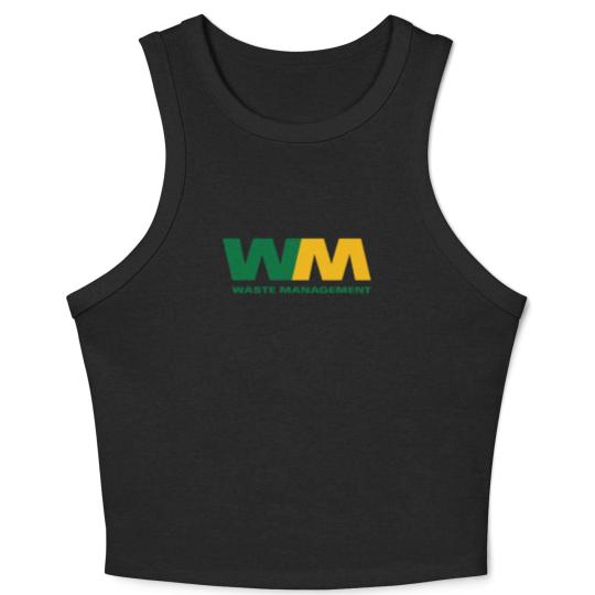 Discover WASTE MANAGEMENT LOGO Crop Tank Top