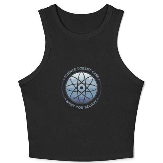 Discover Science Doesn't Care Crop Tank Top