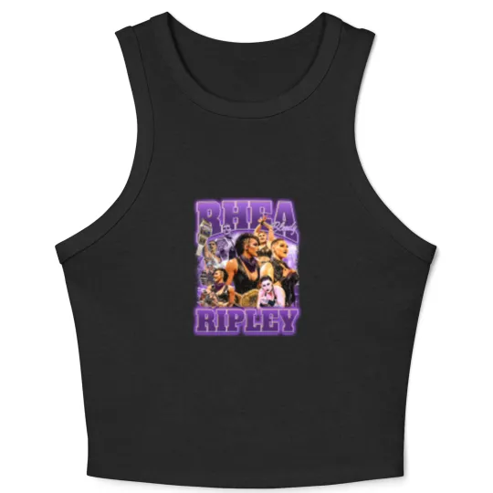 Discover Rhea Ripley Wrestling Entertainment Crop Tank Top