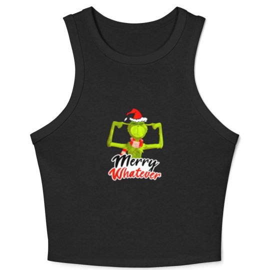 Discover The funny character Merry Whatever Crop Tank Top