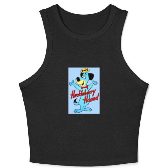 Discover Huckleberry Hound Doggie Crop Tank Top
