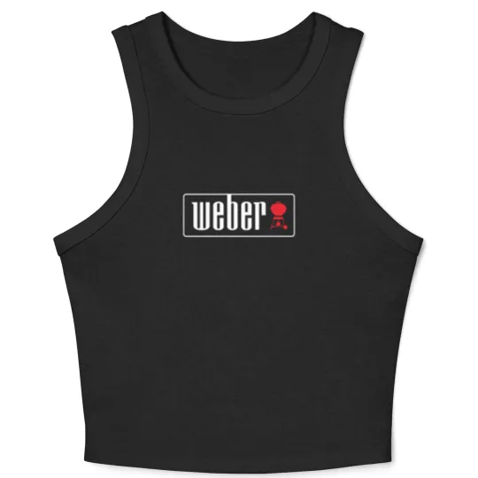 Discover Weber Outdoor Charcoal Grills BBQ New BBQ Crop Tank Top