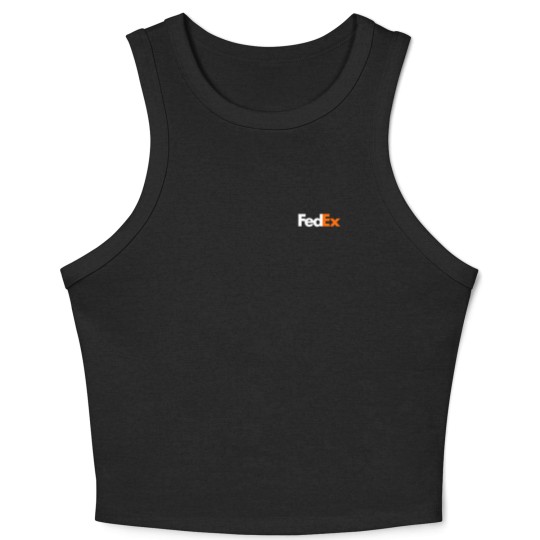 Discover FedEx Crop Tank Top Navy Blue Size Medium Unisex