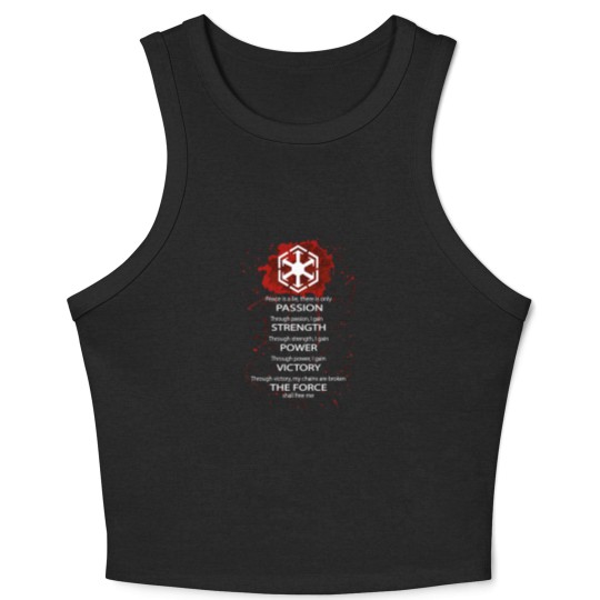 Discover Sith Code Crop Tank Top