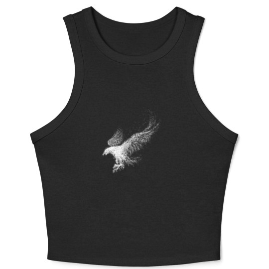 Discover Eagle Crop Tank Top, Eagle lover Crop Tank Top, Gift for Eagle lover