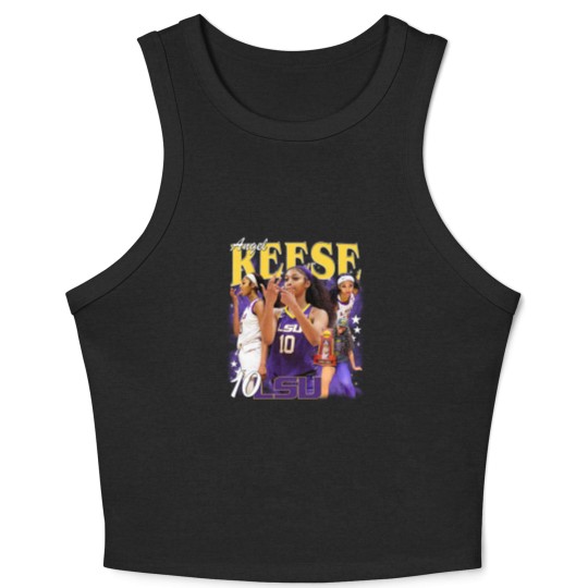 Discover Angel Reese Vintage Crop Tank Top