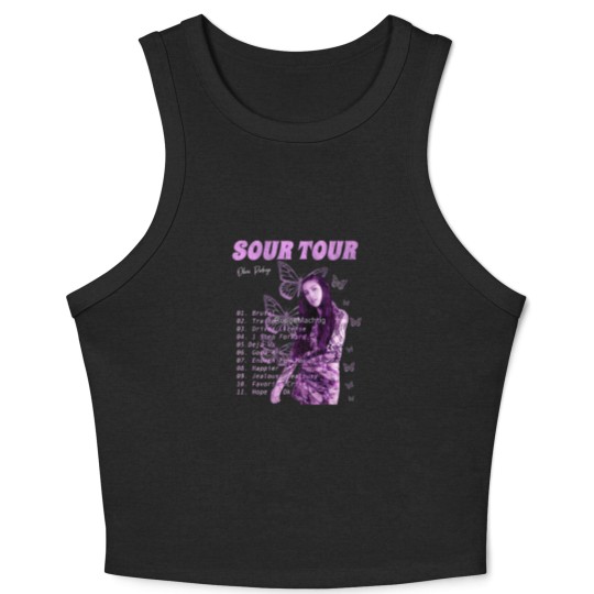 Discover Sour Tour concert Classic Crop Tank Top