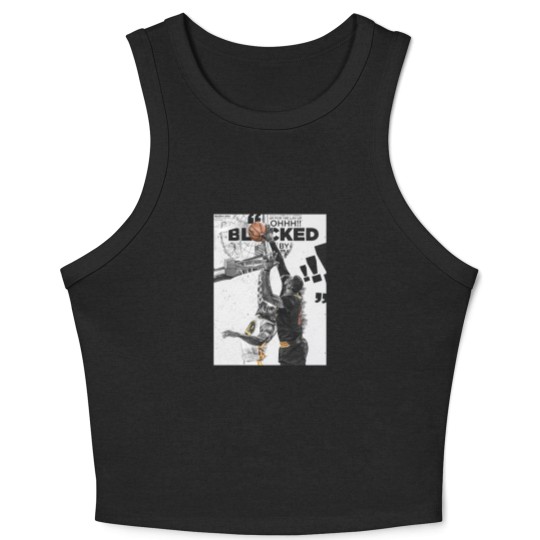 Discover LeBron James Chasedown Block Andre Iguodala Crop Tank Top