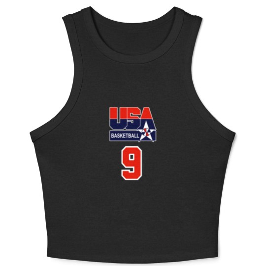 Discover USA DREAM TEAM 92 - FRONT amp BACK PRINT Crop Tank Top