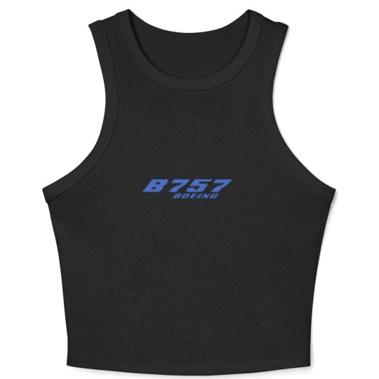 Discover Boeing 757 Cap Crop Tank Top