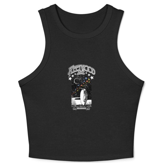 Discover Fleetwood Mac Penguin Portrait, Tour 2018-2019 White Crop Tank Top