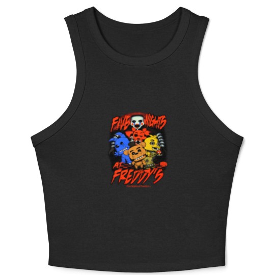 Discover Five Nights at Freddy's Freddy & Friends Funko Pop Crop Tank Top