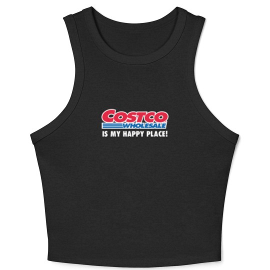 Discover Costco Is My Happy Place Crop Tank Top