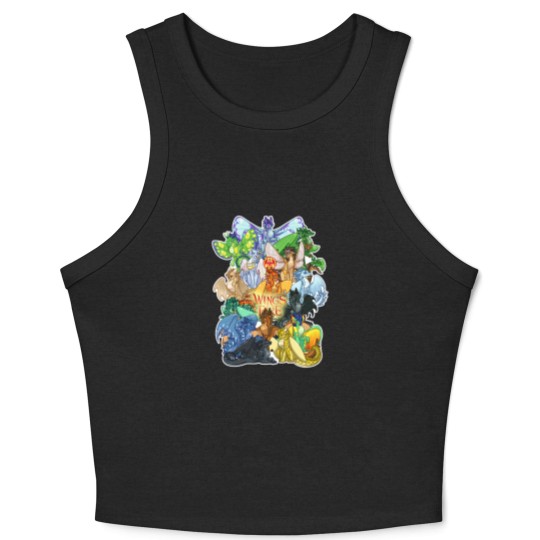 Discover Wings of Firee Wings of Firee Wings of Firee Crop Tank Top