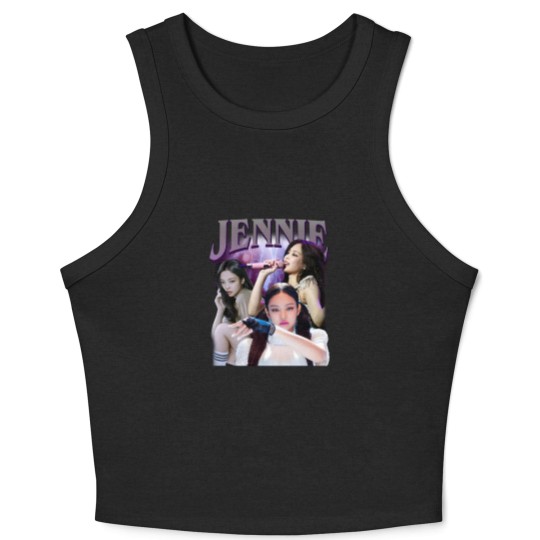Discover Kim Jennie Crop Tank Top, Jennie Vintage Crop Tank Top,