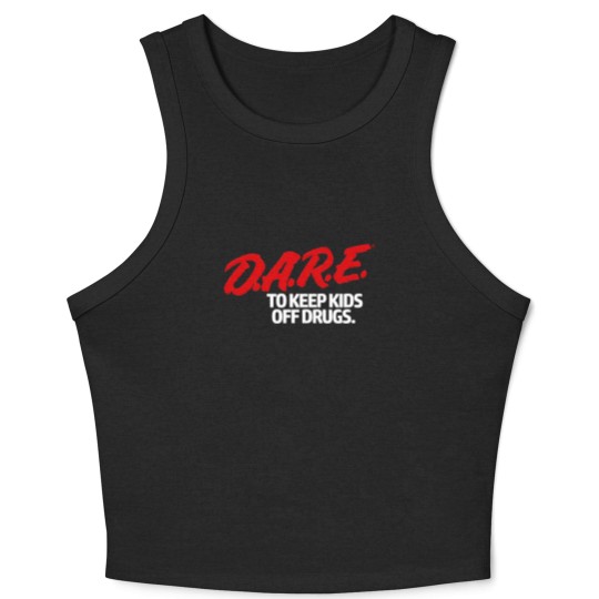 Discover Dare  - DARE Dare Vintage 90s Logo Crop Tank Top