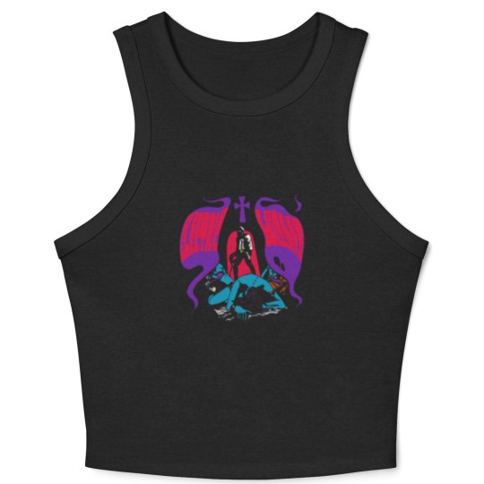 Discover Electric Wizard, Dooom Metal, Stoner Rock, Black Metal Crop Tank Top