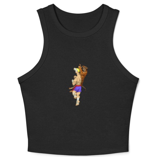 Discover Tiger Uppercut Crop Tank Top