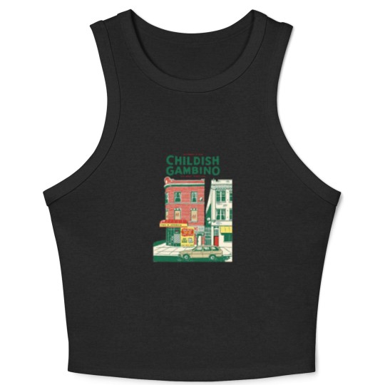 Discover Childish Gambino This is America Hip-Hop Funk Unisex Crop Tank Top