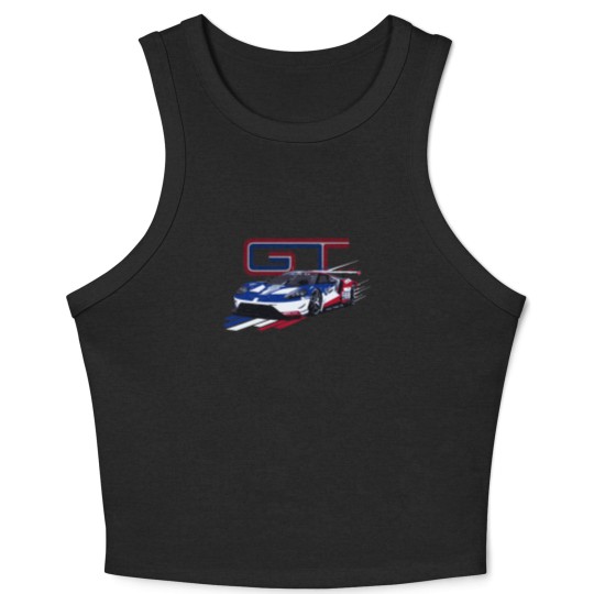 Discover GT IMSA GTLM Race Car Premium Crop Tank Top