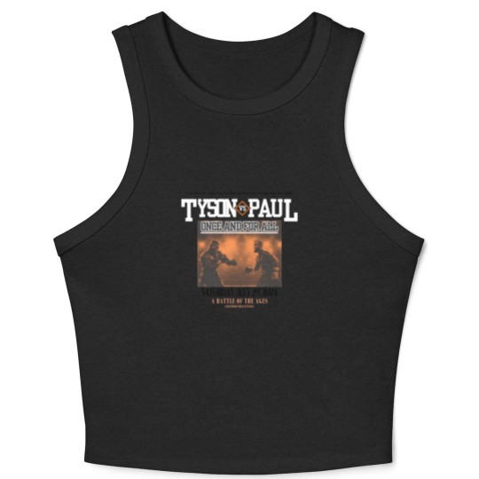 Discover Jake Paul Vs Mike Tyson Boxing Crop Tank Top