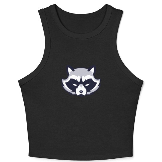 Discover Angry Raccoon - Raccoon - Crop Tank Top