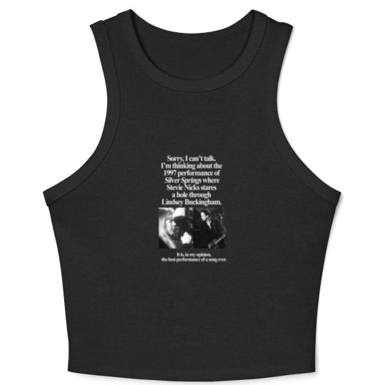 Discover I'm Thinking About The 1997 Performance of Silver Springs Crop Tank Top