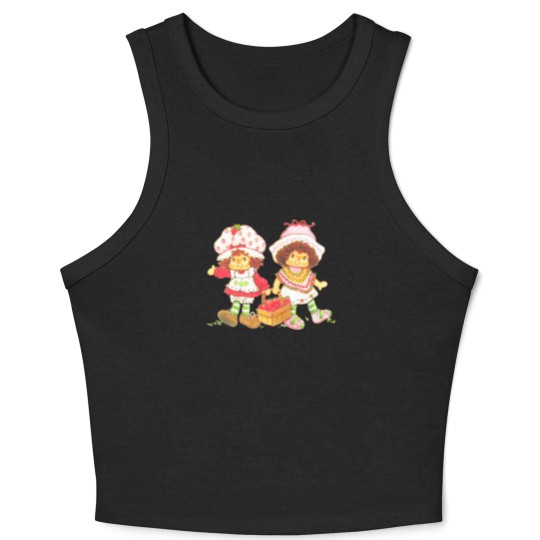 Discover Strawberry Shortcake & Cafe Ole Crop Tank Top, Have A Berry Nice Day Crop Tank Top, Cartoon Nostalgia Crop Tank Top, Love Strawberry Kid Crop Tank Top