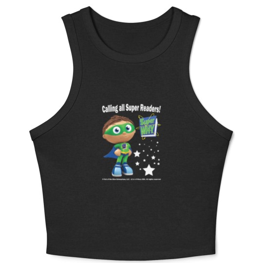 Discover Calling all Super Readers! Super Why Crop Tank Top