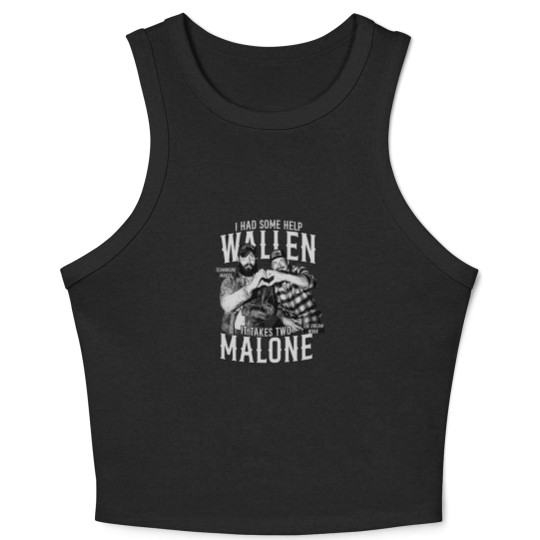 Discover Posty Wallen Crop Tank Top, Morgan Malone Crop Tank Top, Wallen And Malone Crop Tank Top