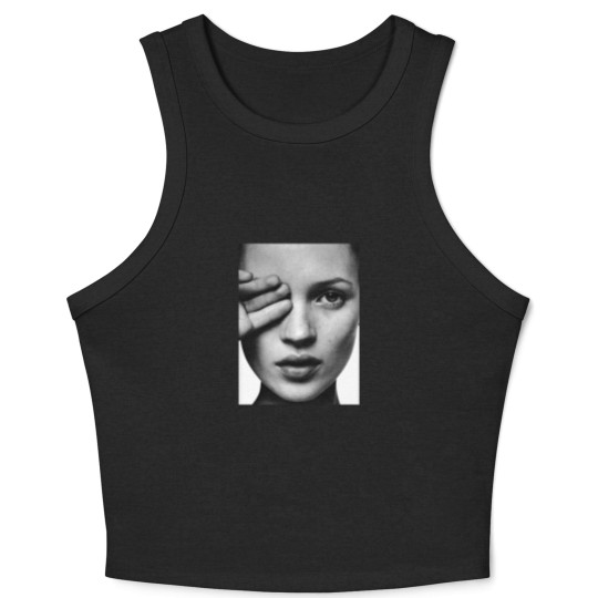 Discover Kate Moss Portrait Crop Tank Top