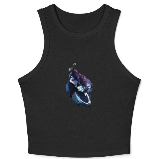 Discover Death-Big Bad Wolf From Puss In Boots-Puss In Boots The Last Wish Active Crop Tank Top