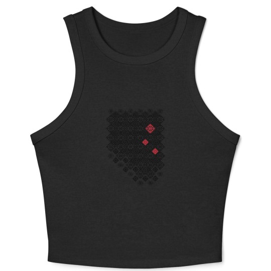Discover Ukrainian Embroidery Crop Tank Top