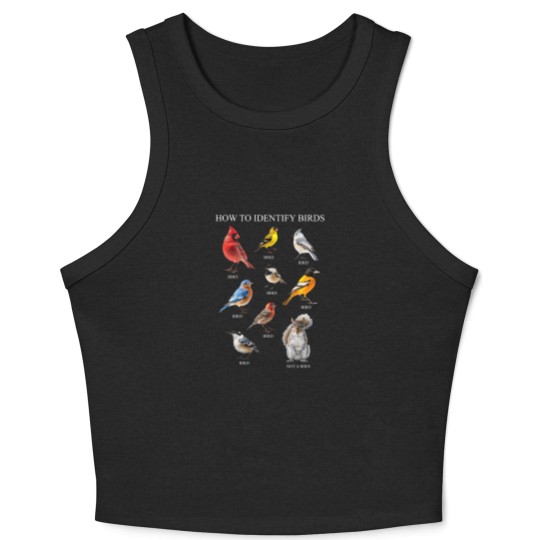Discover Bird Crop Tank Top, How to Identify Birds Crop Tank Top