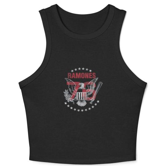 Discover Ramones , Classic Rock, Vintage, Vintage Crop Tank Top, Retro Vintage Crop Tank Top, Ramones, Vintage Rock