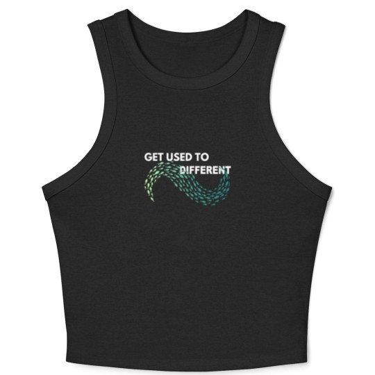Discover Get Used To Different Chosen Fish Against The Current Crop Tank Top