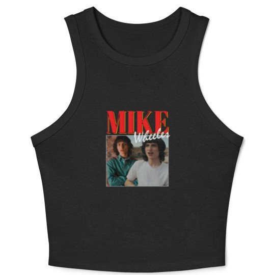Discover Mike Wheeler Stranger Things Vintage Bootleg Crop Tank Top
