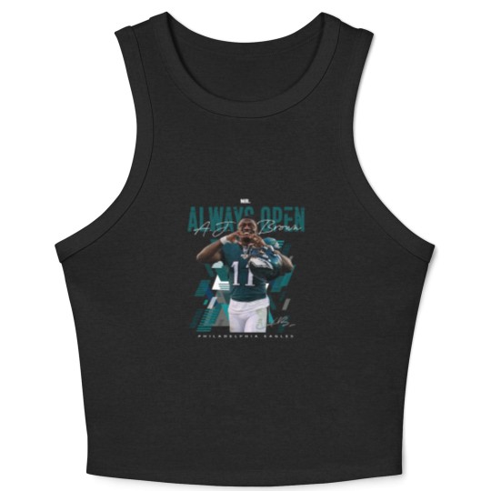 Discover AJ Brown Crop Tank Top