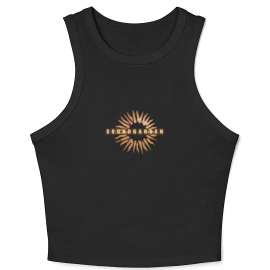 Discover Soundgarden - Black Hole Sun Crop Tank Top