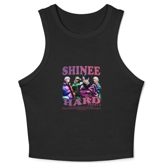 Discover Shinee Kpop Crop Tank Top, Hard Album Crop Tank Top v5, Shawol Crop Tank Top, Onew Key Minho Taemin Crop Tank Top