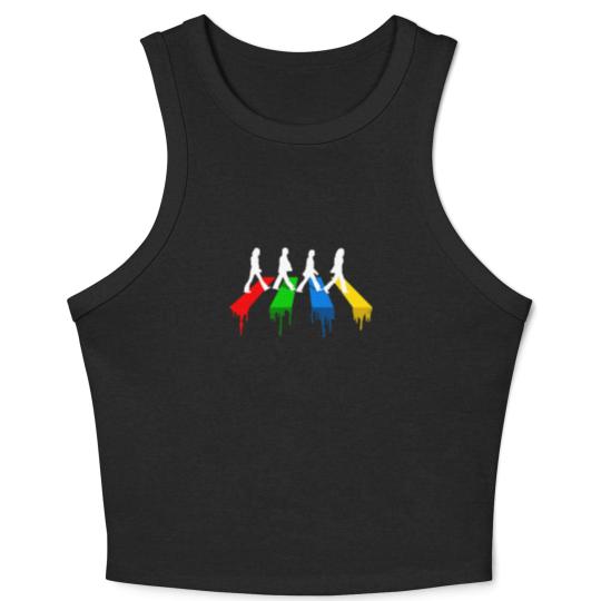 Discover Abbey Road CMYK Street Walk Crop Tank Top